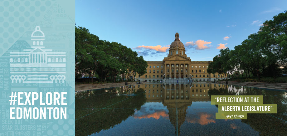 image of Explore Edmonton Airport Signage