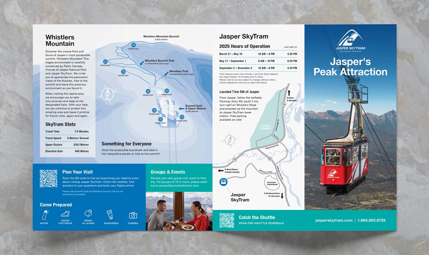 image of Jasper SkyTram Brochure